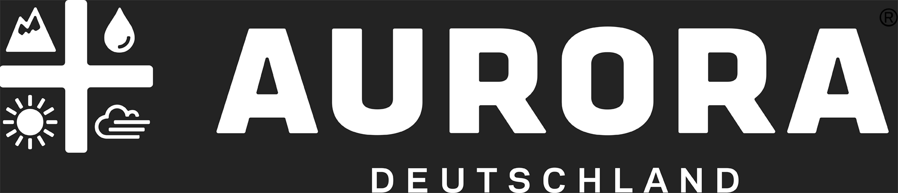 Man sieht das Firmenlogo von Aurora Deutschland.