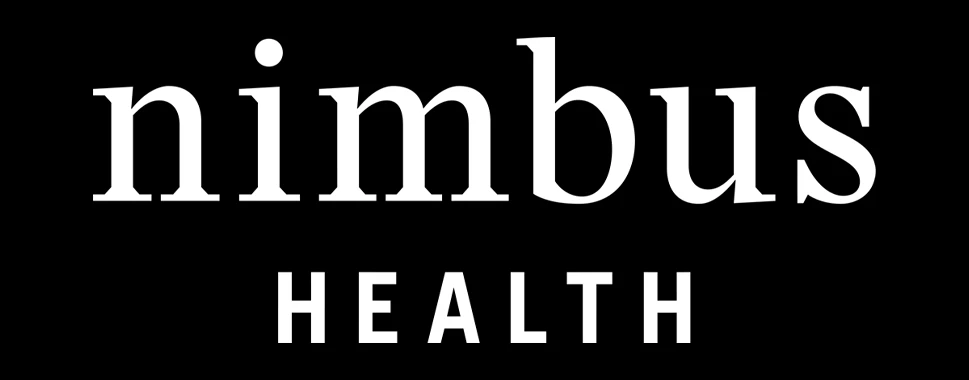 Man sieht auf dem Bild das Herstellerlogo von Nimbus Health
